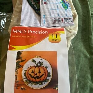 MNLS Precision Pumpkin Cross Stitch Kit